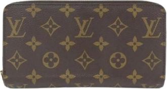 Louis Vuitton Pre-owned Wallets, female, Brown, Size: ONE SIZE Pre-owned Long wallet (bi-fold)