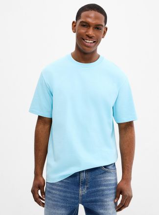 Lindbergh Mens Thick jersey loose T-shirt