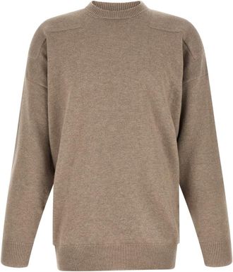 Jil Sander Beige Crew Neck Sweater