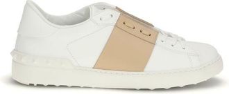 Valentino Garavani White Calf Leather Bos Taurus Low Top Mens Sneakers