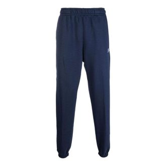 Nike Mens Nike Brand Logo Embroidered Solid Color Cotton Sports Pants/Trousers/Joggers Navy Blue BV2737-410