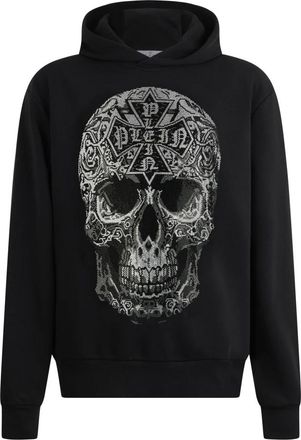 Philipp Plein Heren, Sweatshirts & Hoodies, Zwart, Maat: XL Katoen