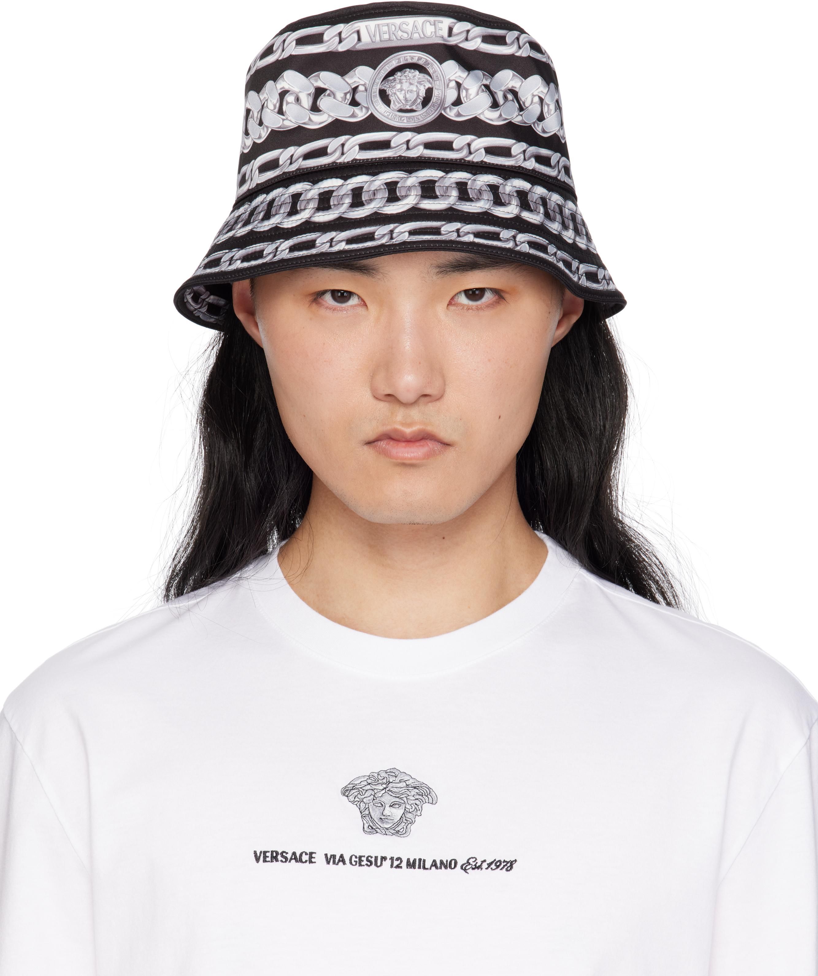 【送料&関税込】Versace Bucket Hat Versace Hills bucket hat in multicoloured - Versace | Mytheresa