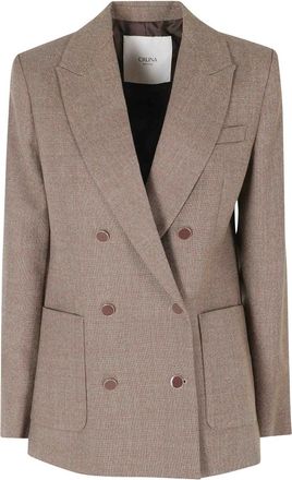 Cruna Jassen, Dames, Bruin, S, Wol, Zoe Blazer