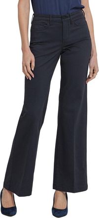 NYDJ Nydj Teresa Washed Black Wide Leg Jean