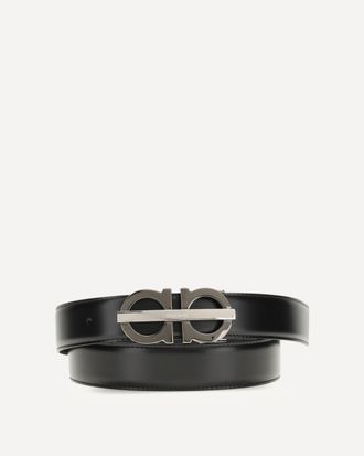 Ferragamo Reversible and adjustable Gancini Belt Male 105
