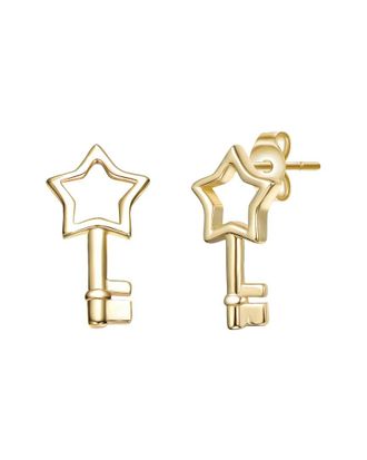 Rachel Glauber 14K Plated Drop Earrings
