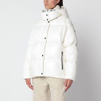 Moncler Piumino Parana bianco in nylon laqu&eacute;