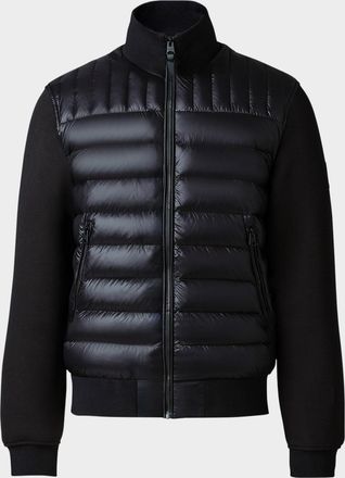 Mackage Men & apos;s Collin Mixed-Media Down Jacket