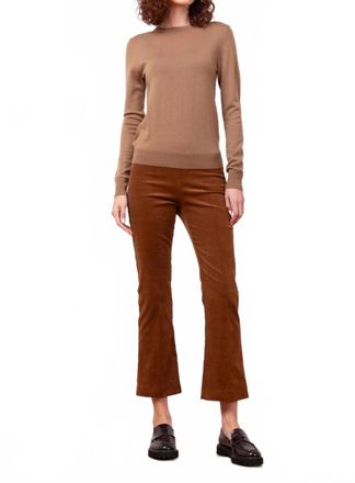 Avenue Montaigne Leo Corduroy Pants In Cognac