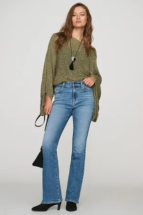 Anthropologie AG Farrah Mid-Rise Bootcut Jeans