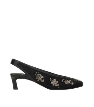 Fendi Black Slingback Pumps