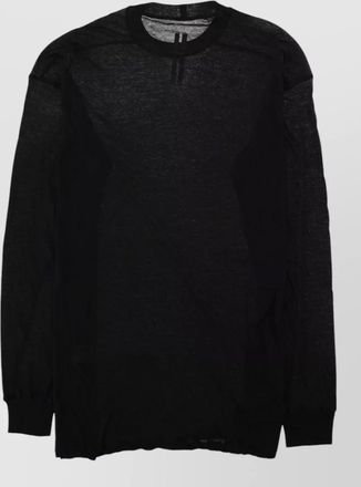 Rick Owens cotton long-sleeve jumper