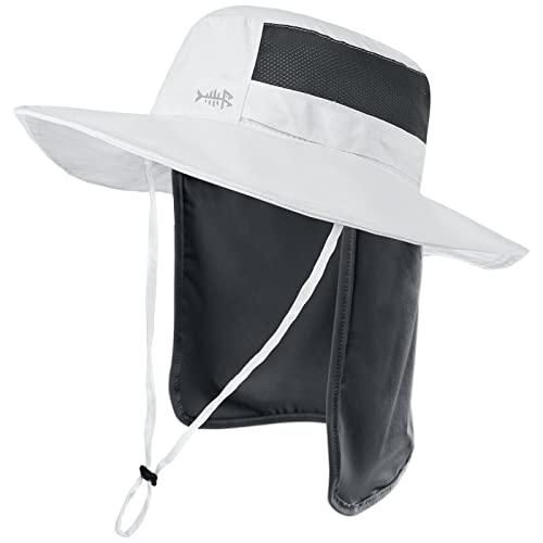 Bassdash Chapeau de Soleil Unisexe Femmes Chapeau de Soleil UPF 50+ Large Bord avec Grande Protection de la Nuque - Queue de Cheval - pour Homme et Femme, Rose, Taille unique