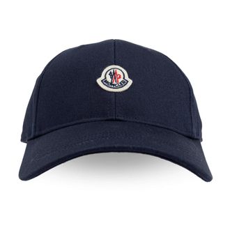 Moncler Pet - unisex - Petten - Blauw - M - Katoen - Accessoires