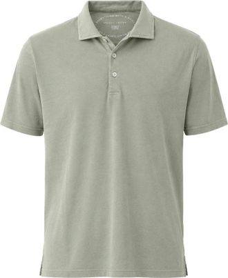 Fedeli Zero Short Sleeve Polo - Heren - Polos - Groen - XL - Katoen - Tops