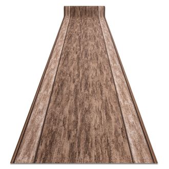RugsX Rugsx - Alfombra De Pasillo Con Refuerzo De Goma Rama Marr&oacute;n 100cm Brown 100x1000 Cm