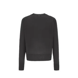 Herno Womens Black Cashmere Sweater Clothing