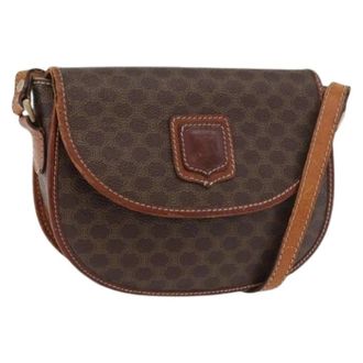 Celine Pre-owned Cross Body Bags, female, Brown, Size: ONE SIZE Pre-owned Vintage Shoulder Bag