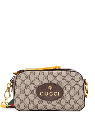 Gucci Neo Vintage Camera Messenger Bag GG Coated Canvas crossbody bag - Bruin
