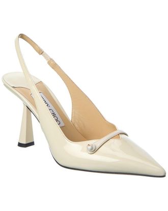 Jimmy Choo London Amita 85 Patent Slingback Pump