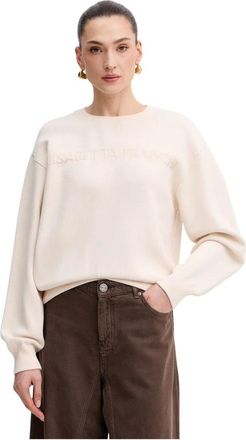 Elisabetta Franchi Donna, Felpe, Beige, S, new