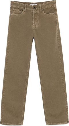 Miu Miu straight-leg jeans - Brown