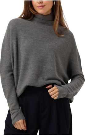 Drykorn Liora Turtleneck - Dames - Coltruien - Grijs - S - Wol - Truien & Vesten
