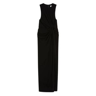 Sportmax Saletta Dress - Dames - Maxi kleedjes - Zwart - M - Kleedjes
