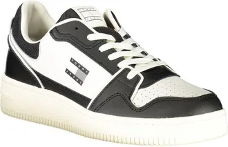 Tommy Hilfiger Colorblock Leather Sneakers - Black
