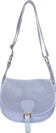 Luisa Vannini Turquoise Rundleer Tas