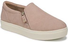 Dr. Scholls Madison Side Zip Slip-On Sneaker in Blush Pink Faux Leather at Nordstrom Rack, Size 6.5