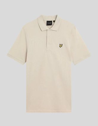 Lyle & Scott Lyle And Scott Mens Cotton Polo Shirt - Grey - Size: 48/Regular