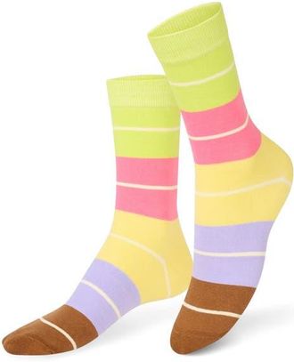 doiy Bon Macaron 3D Crew Socks in Green Multi at Nordstrom