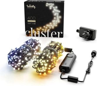 Twinkly Twinkly - Guirlanda Conectada Ip44 6m 400 Blanco Fr&iacute;o C&aacute;lido Led Cluster