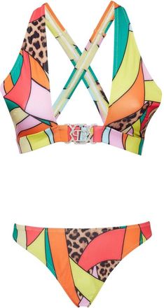 Philipp Plein Dames, Badkleding, Veelkleurig, Maat: S Poliester