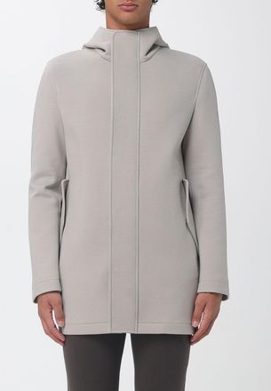 Manuel Ritz Knee-Length Single-Breasted Hooded Coat with Concealed Fastening