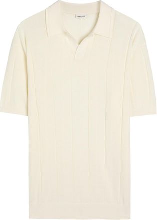 L'Estrange Signature Cotton Polo Shirt - Ecru - Xxl