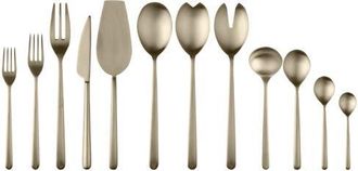 Mepra Linea Flatware Set - 67 Pieces in Ice Champagne at Nordstrom