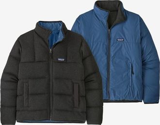 Patagonia Wendejacke mit Stehkragen aus Fleece Down Better