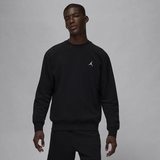 Nike Jordan Mens Brooklyn Fleece Crew - Black/White Size 3XL