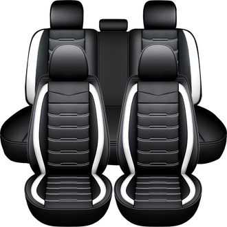 OEM Fundas Para Asientos De Coche, Ajuste Universal, Impermeables Y Resistentes A Los Rayos Uv, Blancas