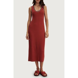 Varley Mikel Knit Cotton Midi Dress in Bossa Nova at Nordstrom, Size Xx-Small