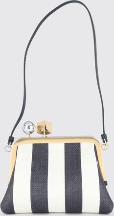 Jacquemus Clutch Berlingot Jacquemus in rafia a righe