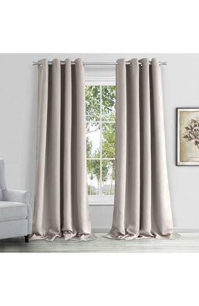 Dainty Home Single Blackout Panel Curtain in Taupe at Nordstrom Rack, Size 54X84