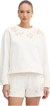 Twinset Donna, Felpe, Beige, L, new
