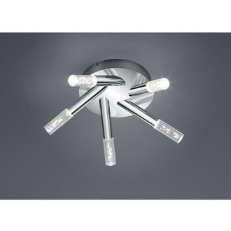 Trio Plaf&oacute;n Ba&ntilde;o Cromado 5 Cilindros Led Bolsa Ip44 Trio Lighting