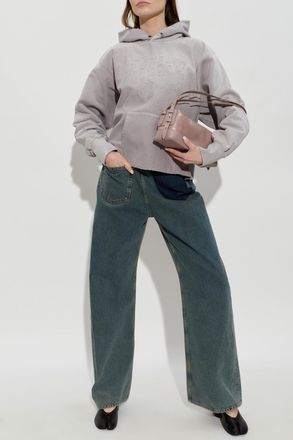 Maison Margiela Sweatshirt With Embroidery, Womens, Grey