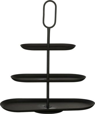 MiCa Decorations Estanter&iacute;a Rama Negro H55xB20xL48cm