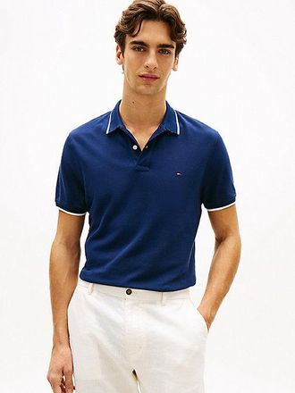 Tommy Hilfiger Regular Fit Tipped Pique Polo Shirt
